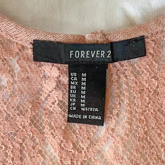 Forever 21 Tank Top with Lace Detailing - Picture 3 of 4